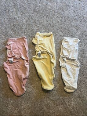 KeaBabies Soft Pink Baby Swaddle Wrap